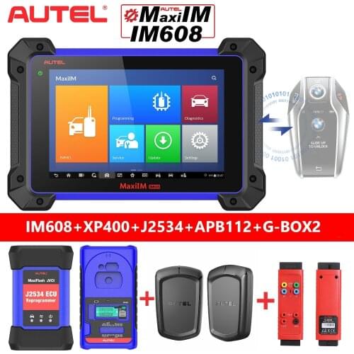 Autel MaxiIM IM608 OBD2 Diagnostic Tool IMMO Key Programming Upgrade IM508+MK908