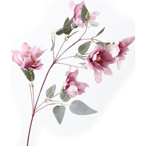 Artificial Flower Multi-use Bright-colored Faux Silk Flower Simulation Clivia Display Ornaments for Gifts Wedding Festival Deco