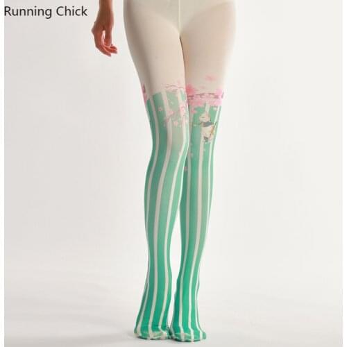 Striped Anime Print Pantyhose, Bodysuit Maternity Photography, Dropship Suppliers, Stockings For School, Digital Printing Tight