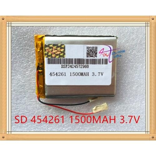 Liter energy battery X10 X20 energy Luhang V7 inch 454261 1500mah car GPS navigator 3.7V universal rechargeable lithium battery