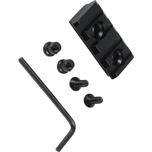 Rail Slot Aluminum Alloy 4 5 7 9 13 Slots Set 20mm Rail Slot Hunting Accessories Hunting Supplies Outdoor Hunting Equipment