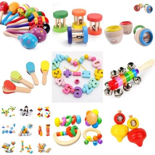 New Montessori Digital Bead Educational Wooden toy 3D Sensory Mathematics Jigsaw Brain Training Early Intellectual Learning Toy