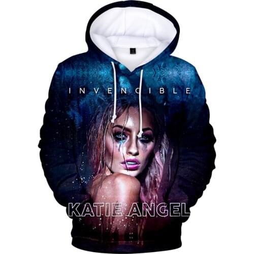 New 3D Katie Angel Hoodies Men Sweatshirt Women Fashion Long Sleeve Hoodie Boys Girls Pullover 3D Print Harajuku Streetwear Tops