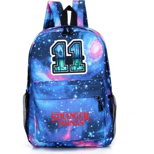 New Arrival Galaxy Stranger Things Travel Mochila New Pattern Laptop Backpack Beautiful Men Women Boys Girls School Knapsack