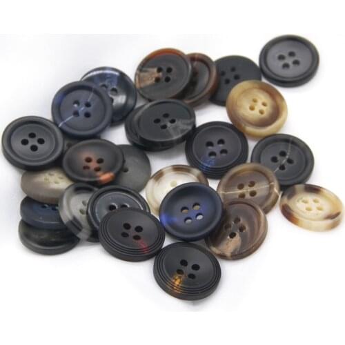 15-25mm Imitation Horn Coat Sewing Buttons For Clothing Sweater Cardigan Decorative Button Garment Handmade Accessorie Wholesale