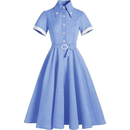 Модные платья в клетку PUNK STYLE GIRL China At AliExpress