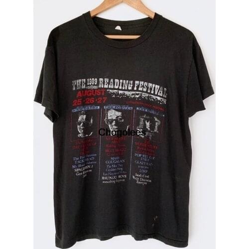 1989 Reading Festival Vintage Tour Shirt 80s 1980s New Order My Bloody Valentine Butthole Surfers Spacemen 3 Sugarcubes