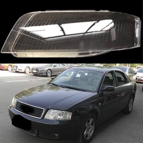 For Audi A6 C5 2003-2005 front headlight lens Headlight cover lens protection transparent plastic cover A6 C5 lampshade
