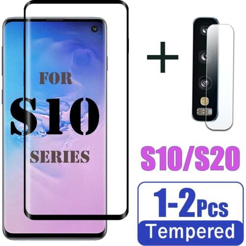 S 10 Plus protective glass for Samsung galaxy s10 lite s10e s20 ultra screen protector on note 10 S20 FE Camera tempered film