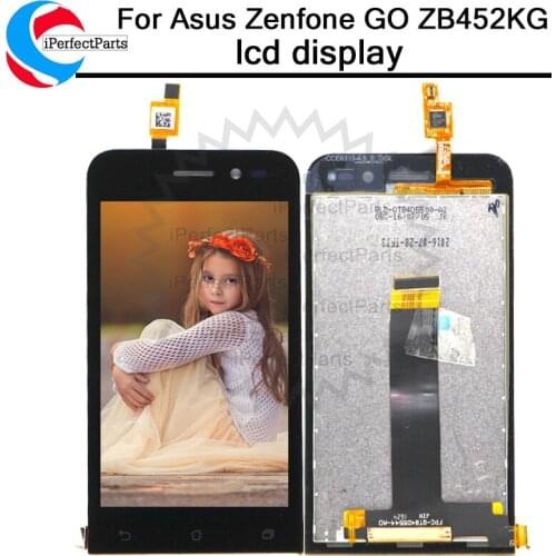 Test Good LCD screen Display & Touch Screen panel Digitizer Glass Assembly replacement 4.5" For Asus Zenfone GO ZB452KG LCD