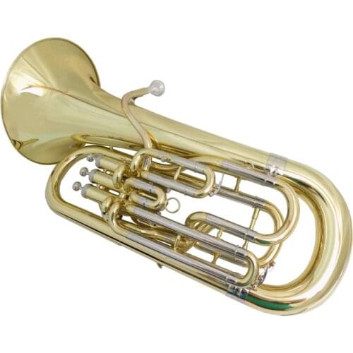 Bb Euphonium 3+1 Pistons Compensating System with ABS Case musical instruments professional Euphonium horn