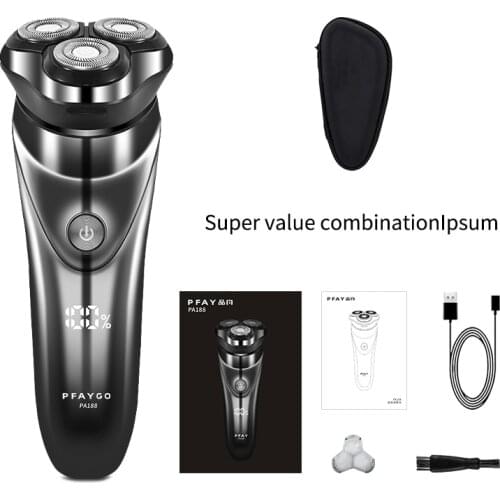 PFAY Pinyue Youpin Shaver Mens Shaver Washable Smart Rechargeable Facial Shaver Usb Hair Remover Quick Charge Shaver