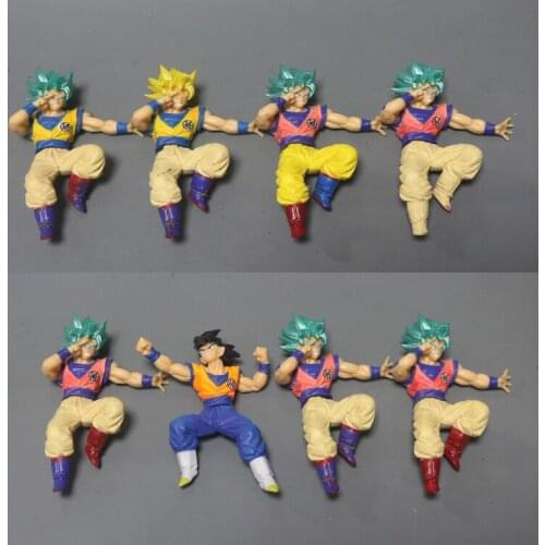 BANDAI Dragon Ball Action Figure Genuine Mini Son Goku Doll Decoration Model Rare Out-of-print Toy Random One