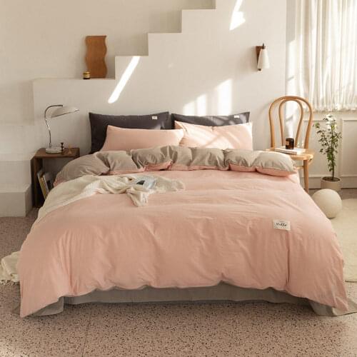 Hot sale new fashion modern 100%cotton solid color quilt cover 155/180/200/220