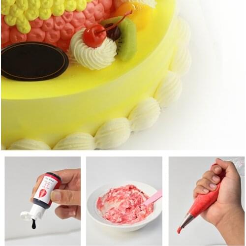 20-Color Cake Food Coloring Set Food Grade Vibrant Food Color Liquid for Baking Decorating Cooking Making DIY Supply Kit M17D