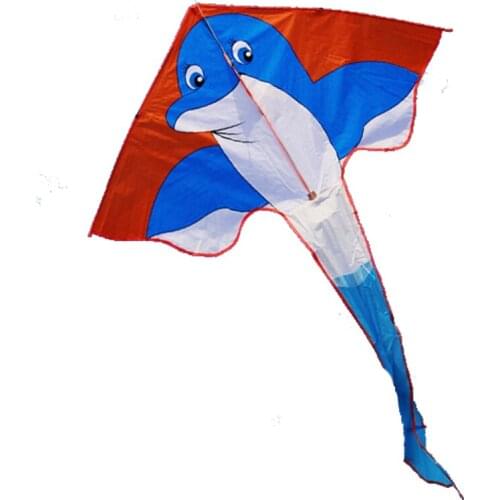 New High Quality Dolphin Kite /Carton Animal kites With Handle And Line Good Flying