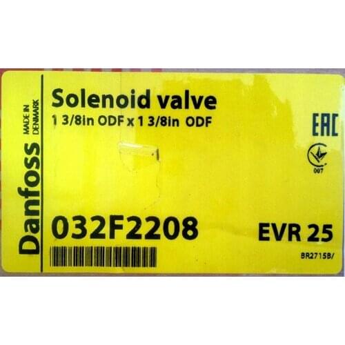 New and original sensor valve EVR25 032F2208