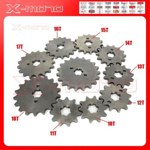 428 10-19T Tooth 17mm ID Front Engine Sprocket for 50-160cc Orion Apollo Dirt Pit Bike ATV Quad Go Kart Buggy Scooter Motorcycle