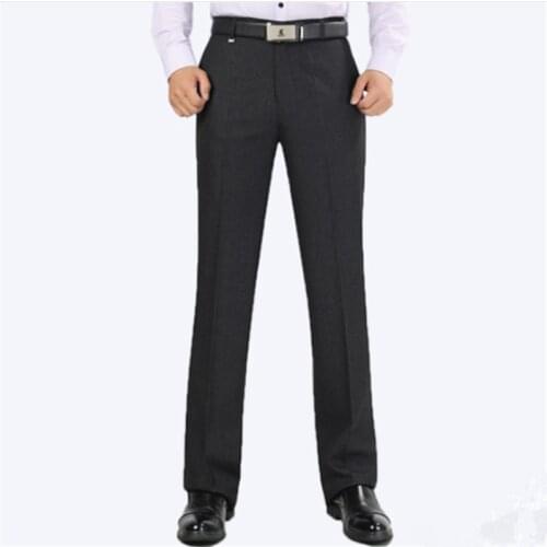 Thick Men Business Black Trousers Winter Pants Baggy Clothing Pantalon Fashion Overalls 2020 Broeken Fashion Macacao Masculino