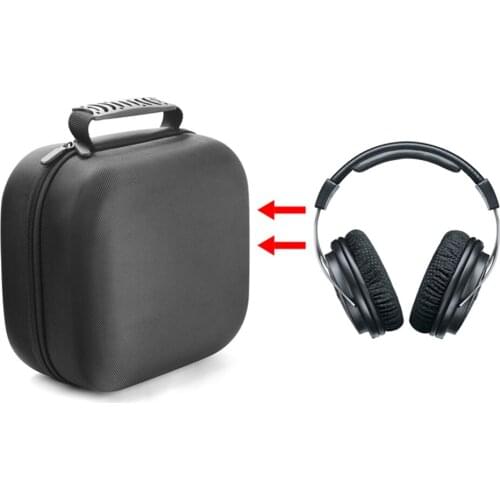 Shockproof Headphone Storage Case Portable Earphone Protective Carrying Bag for Shure SRH1540 Headset Accessories