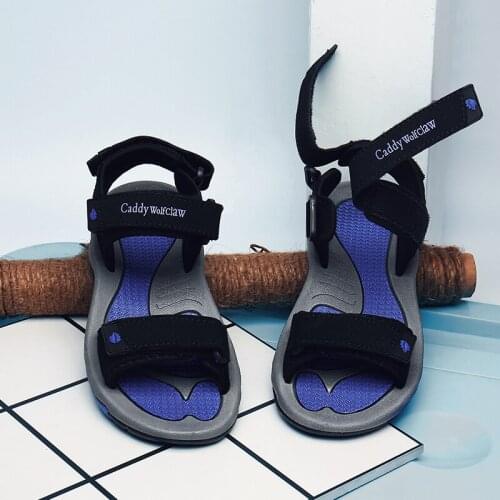 Romanluxury sandalen footwear breathable beach sport sandale for masculina geta men praia summer shoe masculino samool big