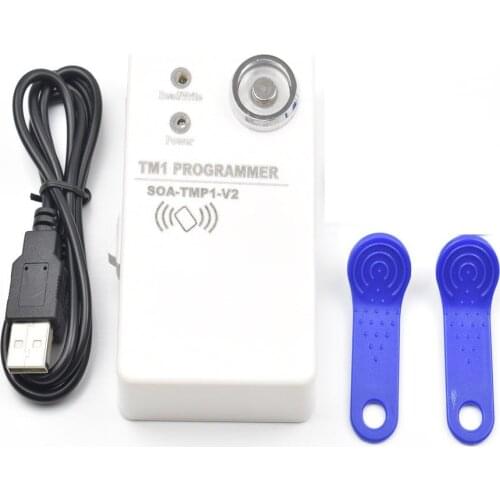 IButton Dallas Tag Reader Writer Clone Copier Duplicator RW1990 can be copy TM card+2pcs rewritable tm key