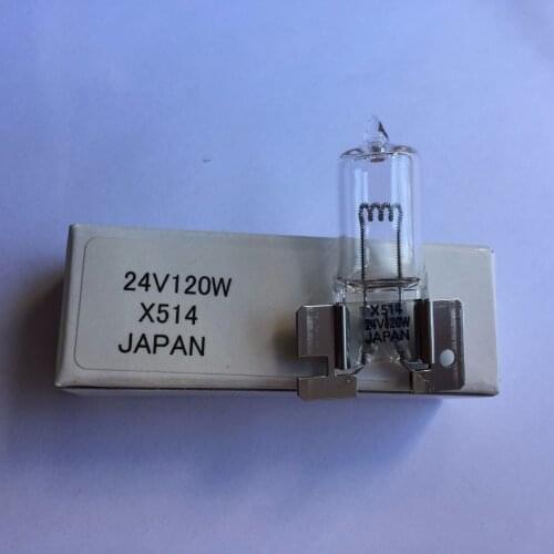 Made in Japan,24V 120W halogen lamp, ALM Surgical lights, H6950 ECA001 ECA002 light, 24V120W X514 lamps, ECA-001 ECA-002