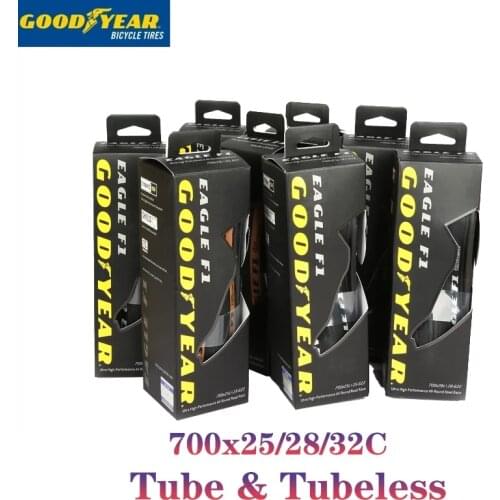Goodyear Eagle F1 Road Bicycle Tire Open Tire / Tubeless Complete Tire 700x25/28/32C Tyre Cycling Anti-puncture 120 TPI Foldable