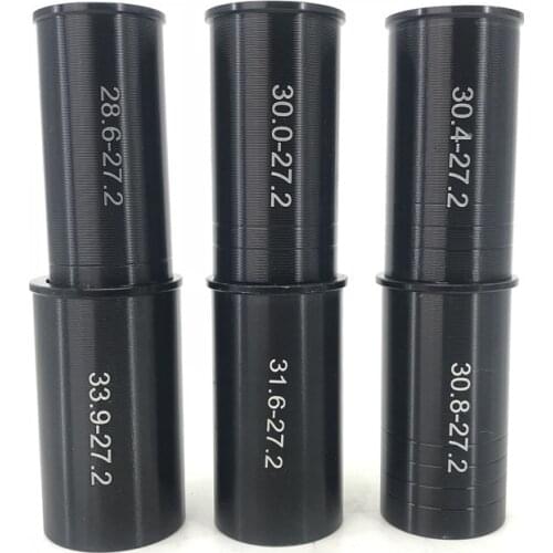 Bicycle Seat Rod Seatpost Tube Reducer Conversion Set 27.2 to 28.6/30.0/30.4/30.8/31.6/33.9mm MTB Road Bike SeatPost Adapter