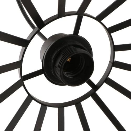 Vintage Manila Rope Iron Ceiling Chandelier Pendant Lampshade Light Shade