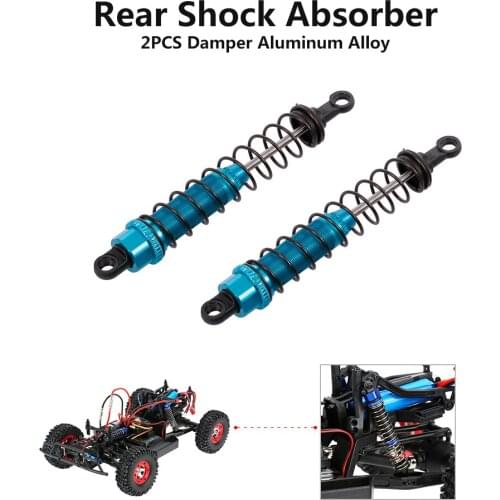 Rear Shock Absorber Damper Aluminum Alloy for 1/12 RC Crawler WLtoys 12428 12423 FY01 FY02 FY03 FY04 FY05 RC Off-road Car 2PCS