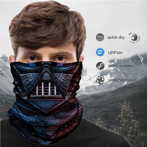 Protective Mouth Face Mask Sport Buff Bandana Scarf Balaclava Snood Facemask Neck Gaiter Headband Seamless Bicycle Face Shield
