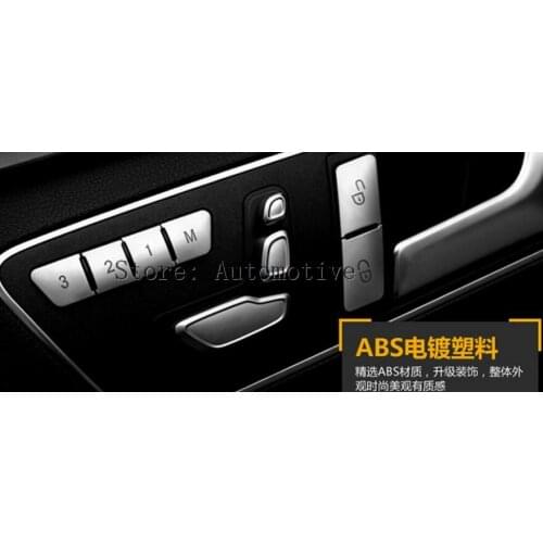For Benz ML W166 2012-2015 GL X166 2013-2015 Inner Door Seat Memory Button Cover 12pcs