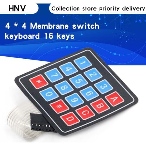 16 Key 4 x 4 Membrane Switch Keypad 4x4 4*4 Matrix Array Matrix Keyboard for arduino DIY KIT