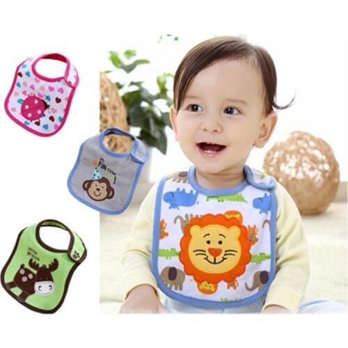 3PCS/Lot Bandana Bibs Infant Waterproof Washable Stain and Odor Resistant 3-Pack Watercolors & Brushs