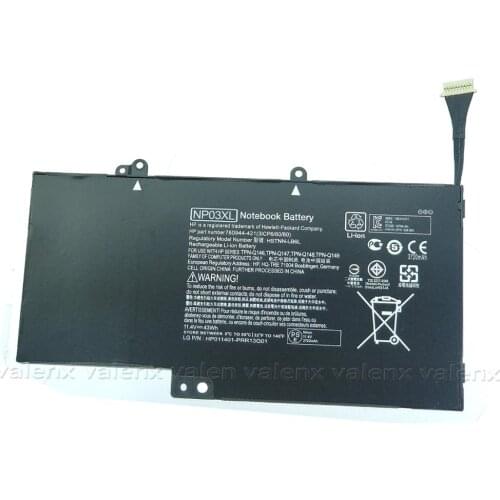NP03XL Laptop Battery for HP Pavilion X360 13-A010DX TPN-Q146 TPN-Q147 TPN-Q148 HSTNN-LB6L 760944-421 15-U010DX