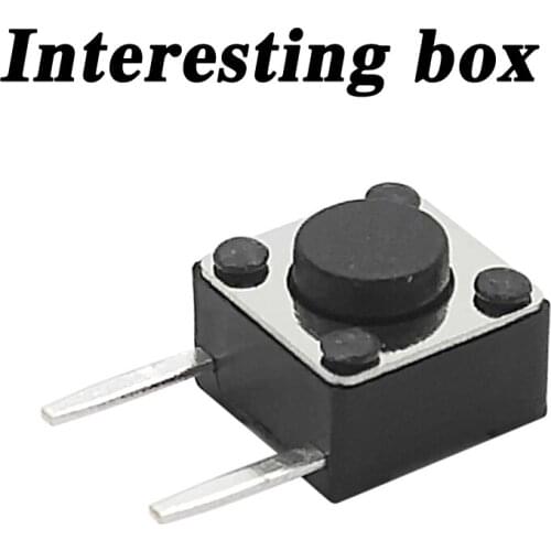 Free shippingTS-D007 touch switch 6*6*4.5 side two foot SMD button 6x6x4.5 custom stainless steel DIY handmade accessories