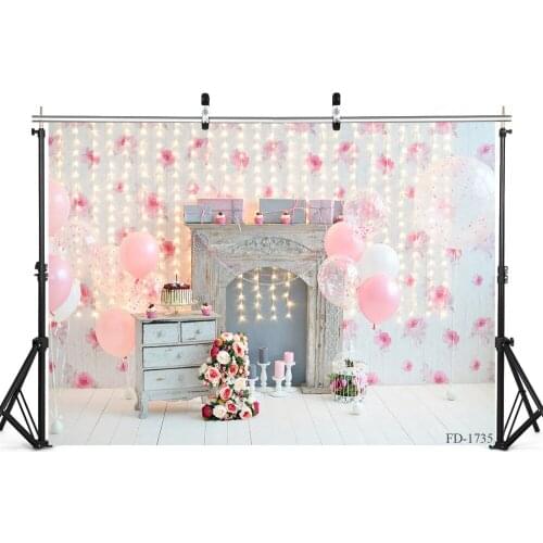 Shimmer Shine Balloon Door Photography Background For Children Party Photo Shoot Props Vinyl Cloth Photo Backdrops Photo Studio
