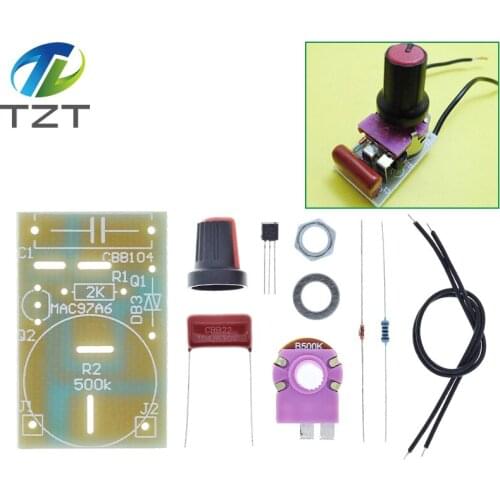 Dimmers Dimming Unassembled Kit 100W DIY Suite Trousse Boards Switch Table Lamps 100 Watts Integrated Circuits Electronic Parts