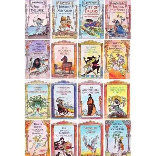 5-12 year Childrens English story book Ancient Myths Collection picture book help child be reader early education book 16pc/set