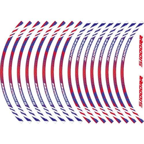 KODASKIN Motorcycle 2D Emblem Round Sticker Decal Wheel Rim for BMW S1000RR