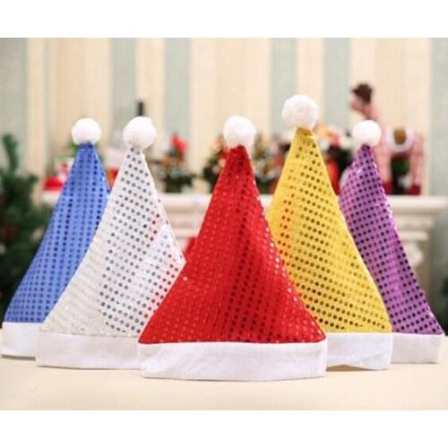 2019 Creative Christmas Hat Adult Child Cute Santa Claus Hats Caps Xmas Holiday Party Decoratives Supplies