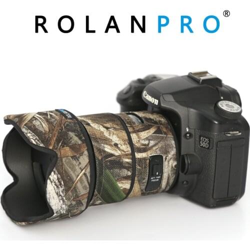 ROLANPRO Lens Camouflage Coat for SIGMA 50mm F1.4 DG ART lens Protective Sleeve Rain Cover Protection Case for Canon Nikon Lens