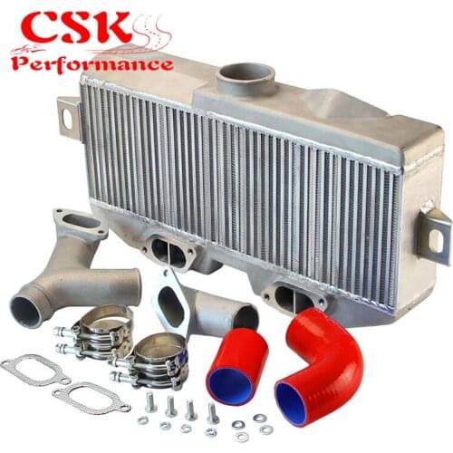 Upgrade Top Mount Intercooler + Y Pipe Fits For Subaru 02-07 WRX STI EJ20 EJ25 GD BLACK / RED / BLUE