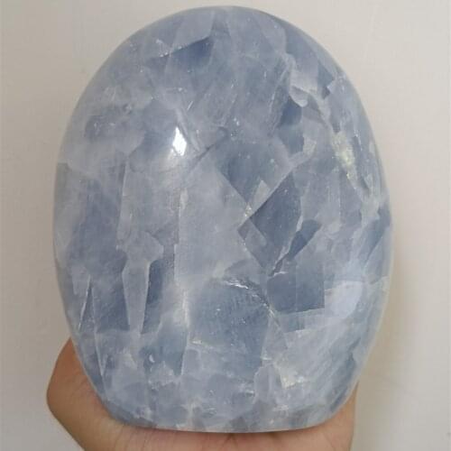 1 pc Natural healing crystal blue celestite quartz gemstones energy healing chakras reiki home decor