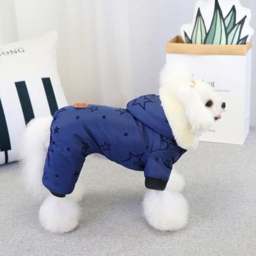 Dog Clothes Winter Warm Pet Dog Jacket Coat Chihuahua Yorkshire Clothing Hoodies For Small Medium Dogs Puppy Jumpsuit Outfit