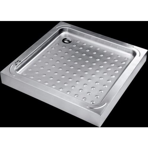 Stainless Steel Camping Shower Tray custom Portable Deep Shower Base