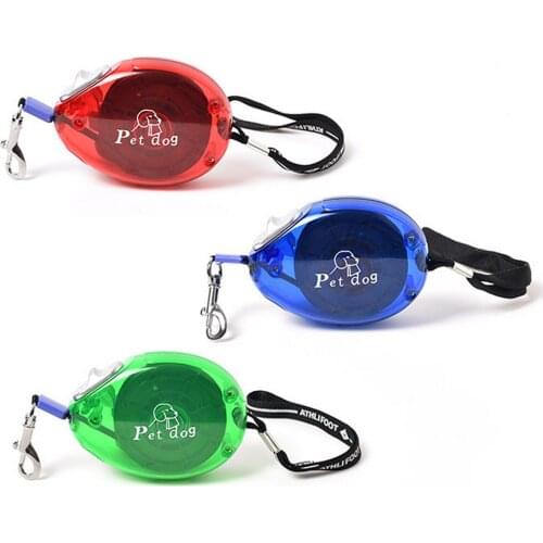 Behogar Portable Retractable Pet Dogs Leash Rope Lead for Small Dogs up to 12kg/26lb Walking Jogging Hiking Training