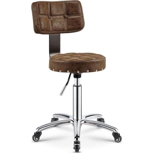 2019 Adjustable Barber Chairs Hydraulic Rolling Swivel Stool Chair Salon Spa Bar cafe Tattoo Facial Massage Salon Furniture