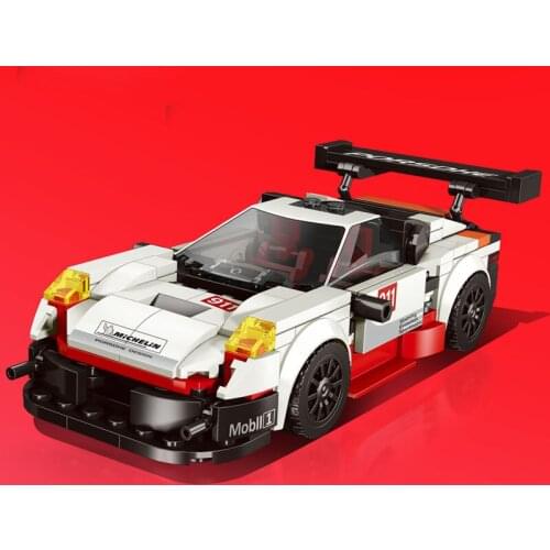 Super racing series Racing Club childrens assembling toy sports car building blocks toys for children gifts